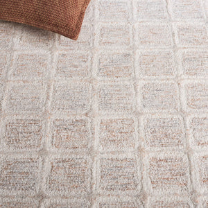 Safavieh Pine Elegant Hand-tufted Area Rug – Luxurious Wool Runner To Elevate Your Home Décor And Style Rust ,Grey Wool Pile Pne117p-5