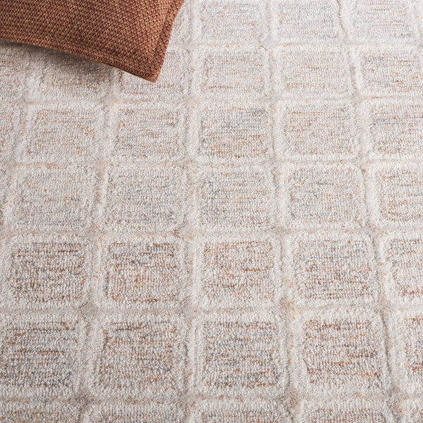 Safavieh Pine Elegant Hand-tufted Area Rug – Luxurious Wool Runner To Elevate Your Home Décor And Style Rust ,Grey Wool Pile Pne117p-5