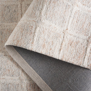 Safavieh Pine Modern Handcrafted Area Rug - Elegant Artisanal Design In Soft Wool For Cozy Home Decor Rust ,Grey Wool Pile Pne117p-4