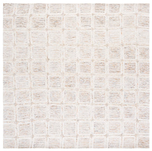 Safavieh Pine Modern Handcrafted Area Rug - Elegant Artisanal Design In Soft Wool For Cozy Home Decor Rust ,Grey Wool Pile Pne117p-4