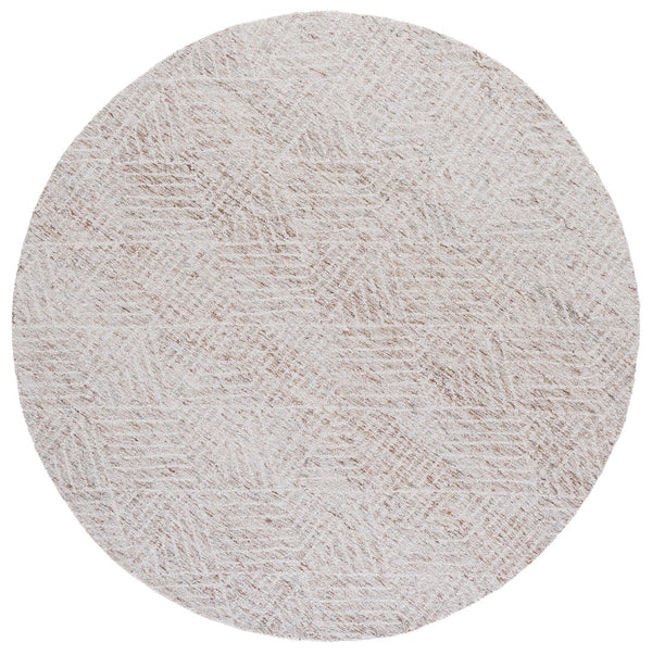 Safavieh Pine Hand-tufted Wool Area Rug - Luxurious Modern Design For Elegant Living Spaces, 100% Quality Grey ,Brown Wool Pile Pne118f-4