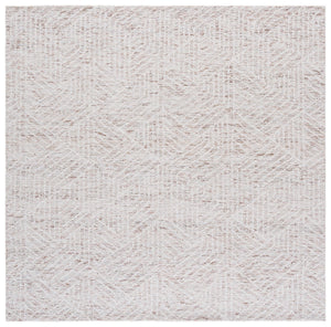 Safavieh Pine Modern Hand-tufted Runner Rug In Elegant Palette For Contemporary Home Décor And Comfort Grey ,Brown Wool Pile Pne118f-6sq