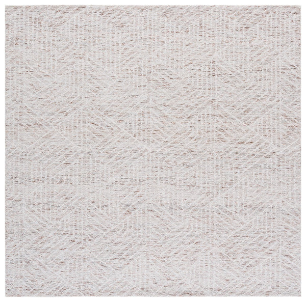 Safavieh Pine Modern Hand-tufted Runner Rug In Elegant Palette For Contemporary Home Décor And Comfort Grey ,Brown Wool Pile Pne118f-6sq