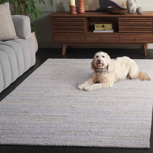 Safavieh Pine Timeless Handcrafted Area Rug - Modern Elegance For Small Spaces, Perfect For Any Decor Silver ,Grey 80% Polyester,20% Wool Pne120g-3