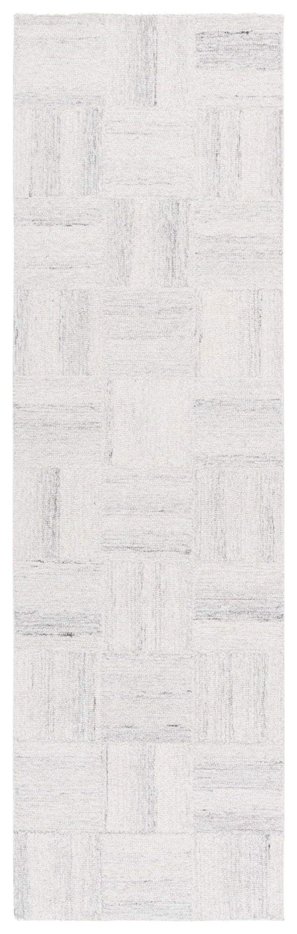 Safavieh Pine Luxurious Hand-tufted Wool Area Rug With Elegant Geometric Design - Perfect For Modern Interiors Ivory ,Grey Wool Pile Pne201a-6