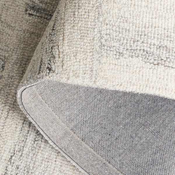 Safavieh Pine Handcrafted Wool Area Rug With Geometric Block Pattern – Elevate Your Living Space Today! Ivory ,Grey Wool Pile Pne201a-6sq