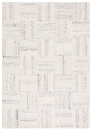 Safavieh Pine Hand-tufted Wool Area Rug – Elegant Ivory Grey Design For Modern Living Spaces, 5' X 8' Ivory ,Grey Wool Pile Pne201a-5