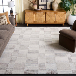 Safavieh Pine Hand-tufted Wool Area Rug - Modern Textured Design For Cozy, Stylish Home Décor Essentials Beige ,Brown Wool Pile Pne202b-6