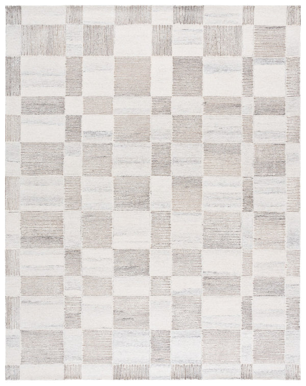 Safavieh Pine Hand-tufted Wool Area Rug - Modern Textured Design For Cozy, Stylish Home Décor Essentials Beige ,Brown Wool Pile Pne202b-6