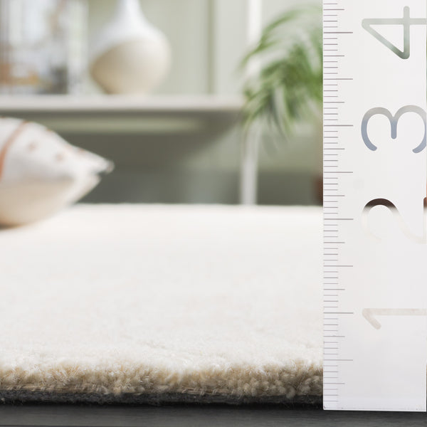 Safavieh Pine 203a Ivory Area Rug - Luxurious Hand-tufted 5' X 8' Medium Rectangle With Elegant Wavy Pattern Ivory Wool Pile Pne203a-5