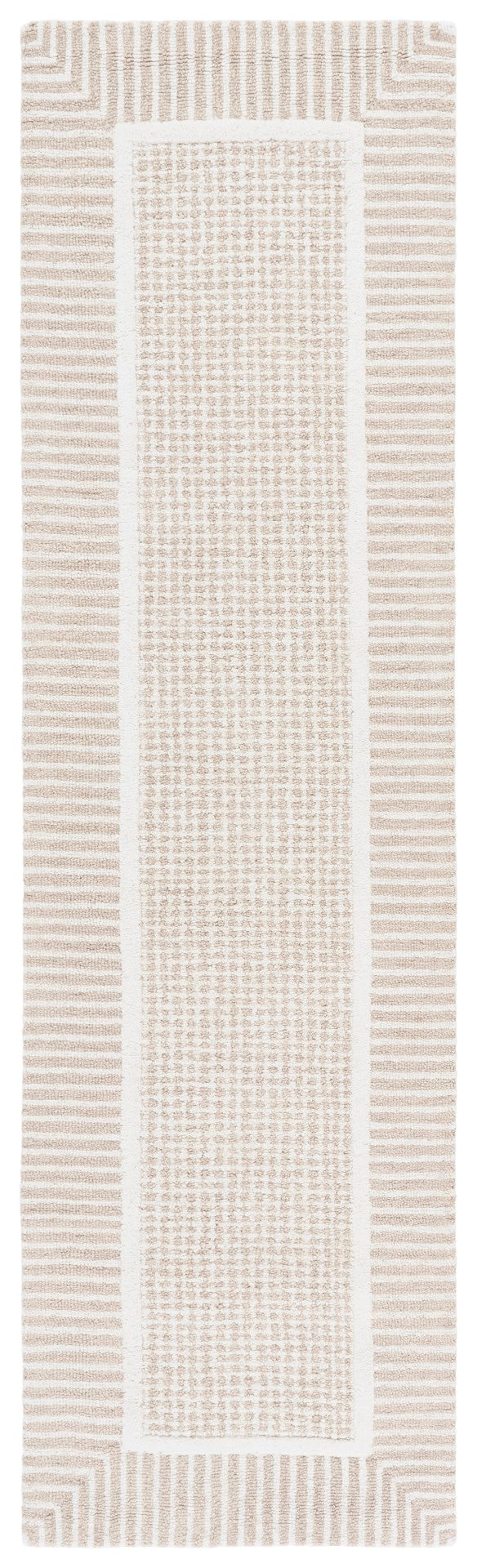 Safavieh Pine Modern Hand-tufted Area Rug In Elegant Shades For A Luxurious Touch To Your Living Space Beige ,Ivory Wool Pile Pne301b-4