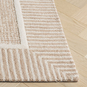 Safavieh Pine Modern Hand-tufted Area Rug In Elegant Shades For A Luxurious Touch To Your Living Space Beige ,Ivory Wool Pile Pne301b-4