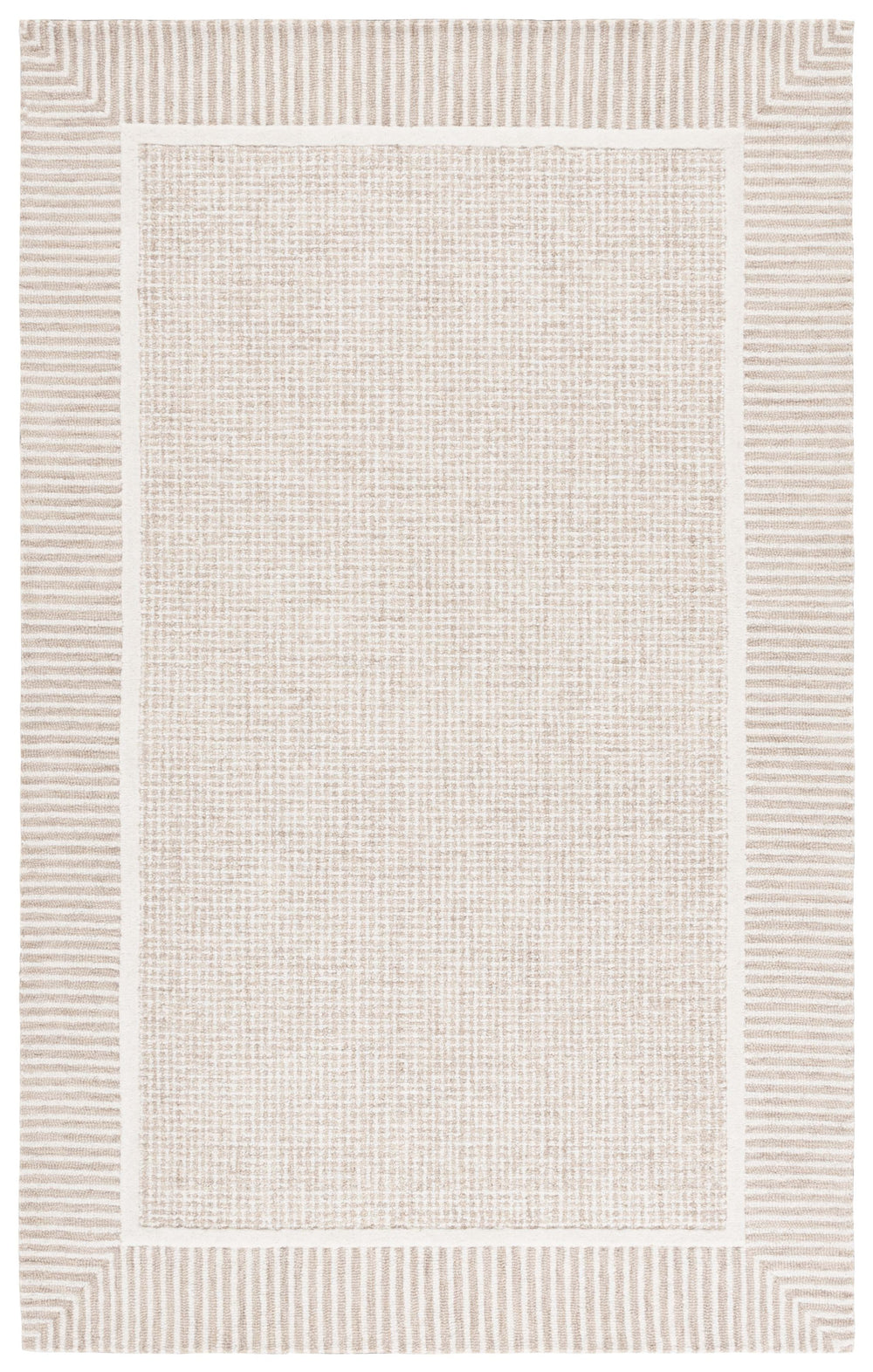 Safavieh Pine Hand-tufted Area Rug - Elevate Your Space With Modern Sophistication And Plush Comfort Beige ,Ivory Wool Pile Pne301b-6sq