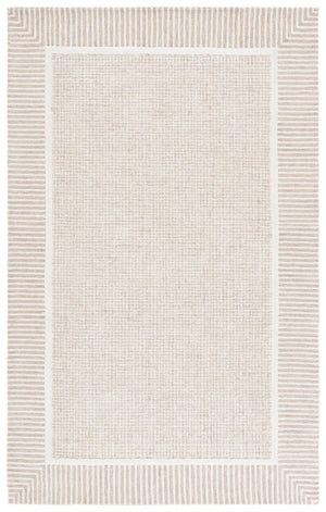Safavieh Pine Hand-Tufted Wool Area Rug Neutral Ivory Palette Plush Pile Modern Living Room Beige 6'-0" x 9'-0" PNE301B-6