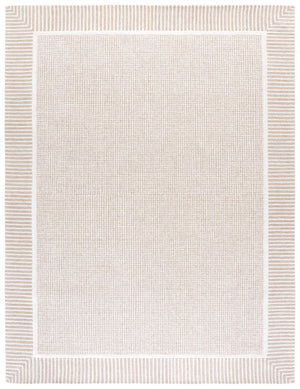 Safavieh Pine Hand-Tufted Wool Area Rug Neutral Ivory Palette Plush Pile Modern Living Room Beige 8'-0" x 10'-0" PNE301B-8
