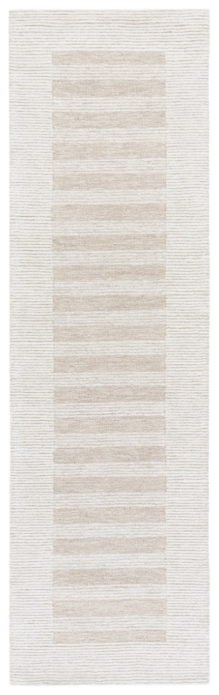 Safavieh Pine Hand Tufted Wool Runner Rug for Hallways with Ivory Tones and Cushioned Pile Beige 2'-3" x 8'-0" PNE304B-28