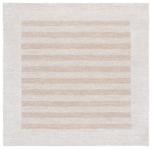 Safavieh Pine Hand Tufted Wool Runner Rug for Hallways with Ivory Tones and Cushioned Pile Beige 6'-0" x 6'-0" - B PNE304B-6SQ