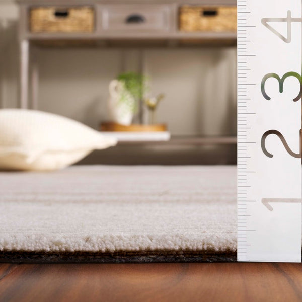 Safavieh Pine Hand Tufted Wool Runner Rug for Hallways with Ivory Tones and Cushioned Pile Beige 8'-0" x 10'-0" PNE304B-8