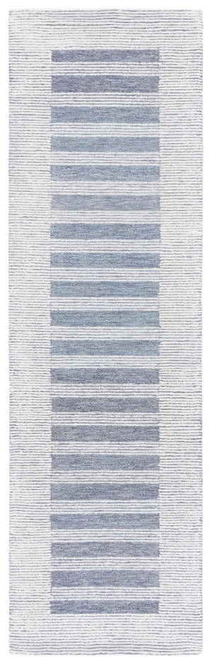 Safavieh Pine Modern Hand-tufted Area Rug In Elegant Tones For A Chic And Cozy Living Space Upgrade Blue ,Ivory Wool Pile Pne304m-4