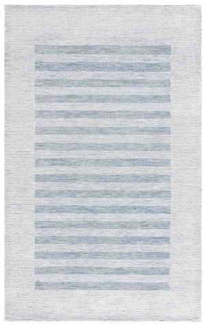 Safavieh Pine Modern Hand-tufted Area Rug In Elegant Tones For A Chic And Cozy Living Space Upgrade Blue ,Ivory Wool Pile Pne304m-4