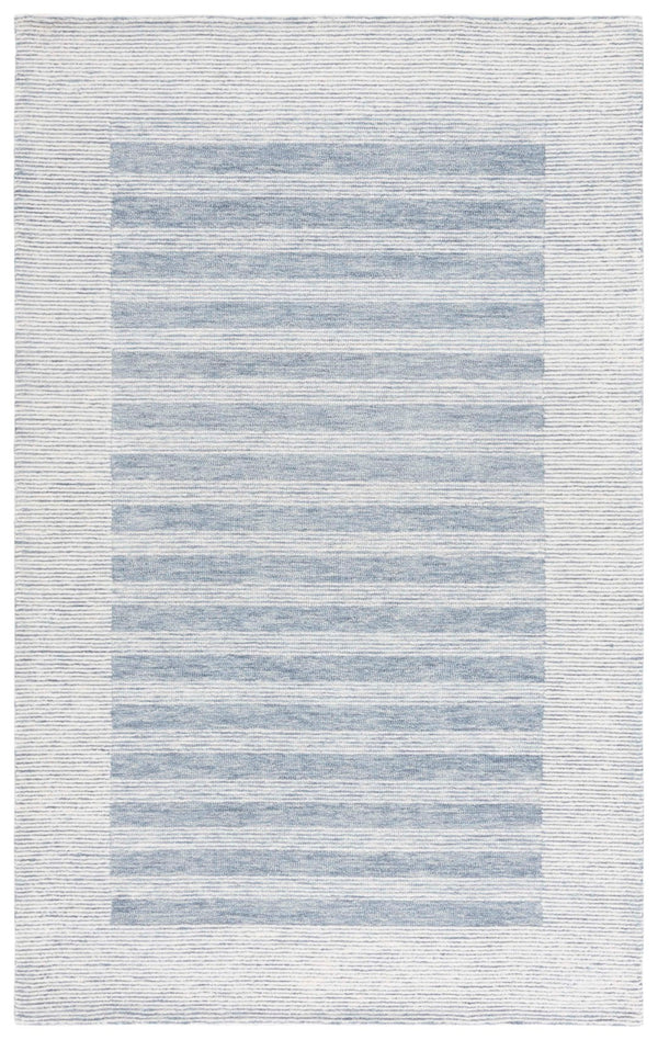 Safavieh Pine Modern Hand-tufted Area Rug In Elegant Tones For A Chic And Cozy Living Space Upgrade Blue ,Ivory Wool Pile Pne304m-4