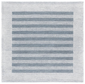 Safavieh Pine Elegant Hand-tufted Wool Runner Rug - Chic Contemporary Design For Luxurious Home Decor Blue ,Ivory Wool Pile Pne304m-6sq