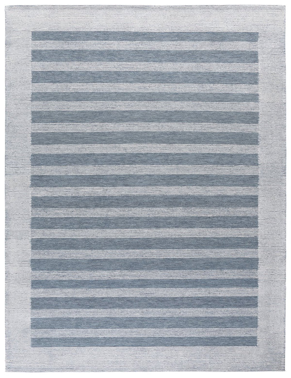Safavieh Pine Elegant Hand-tufted Wool Runner Rug - Chic Contemporary Design For Luxurious Home Decor Blue ,Ivory Wool Pile Pne304m-8
