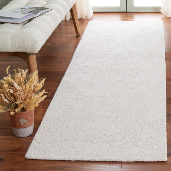Safavieh Pine Floral Wool Pile Rug - Luxurious Hand-tufted Design For Timeless Elegance In Any Space Ivory Wool Pile Pne401a-4