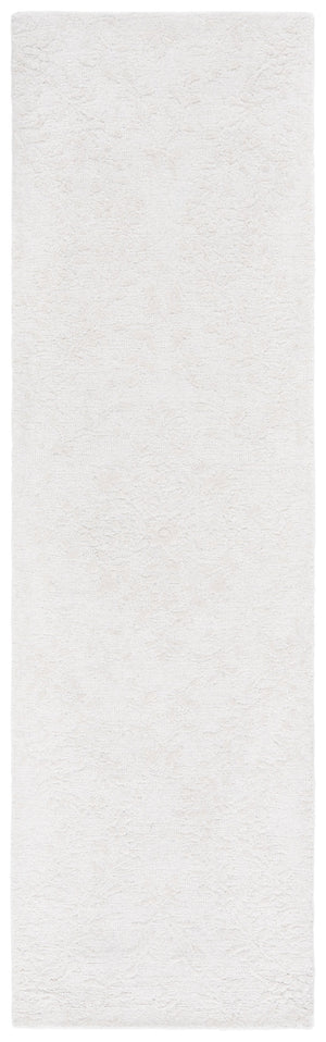Safavieh Pine Hand-tufted Wool Runner Rug - Elegant Floral Design For Hallways And Home Décor Luxury Ivory Wool Pile Pne401a-28