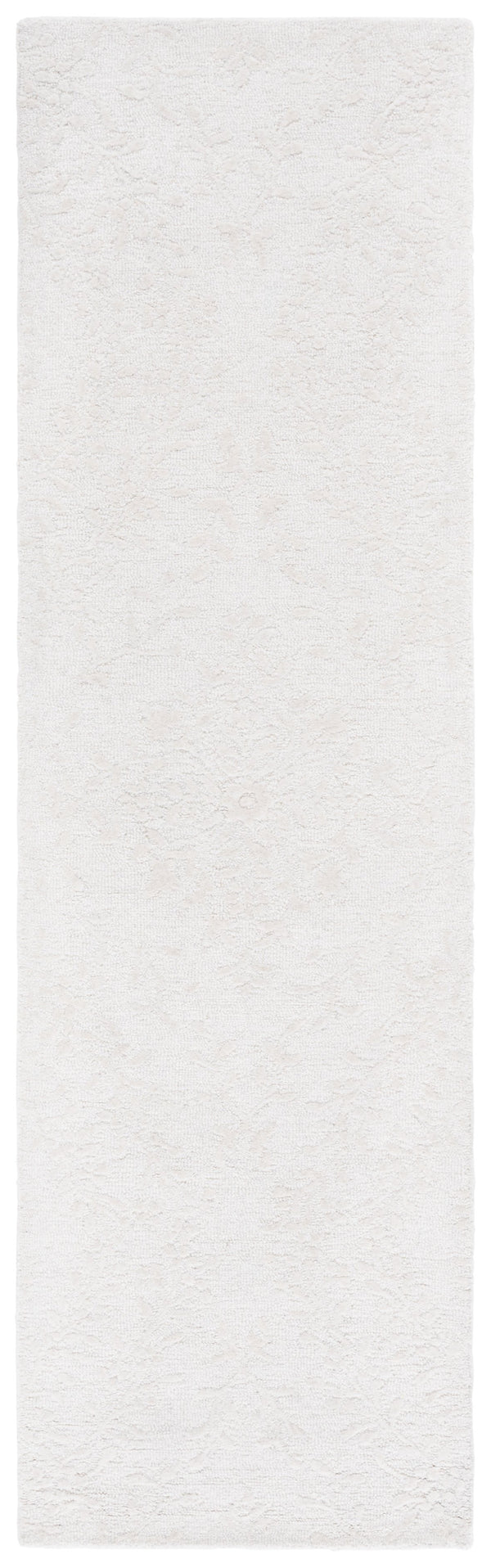 Safavieh Pine Hand-tufted Wool Runner Rug - Elegant Floral Design For Hallways And Home Décor Luxury Ivory Wool Pile Pne401a-28