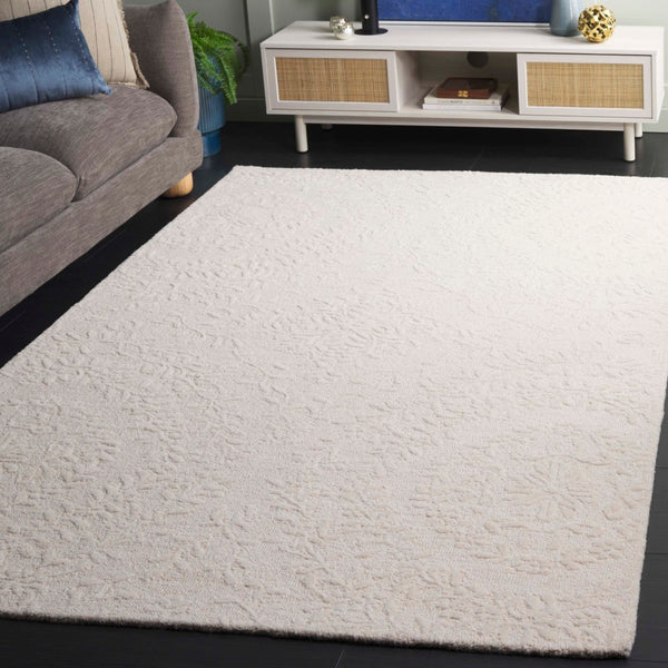 Safavieh Pine Floral Wool Pile Rug - Luxurious Hand-tufted Design For Timeless Elegance In Any Space Ivory Wool Pile Pne401a-4