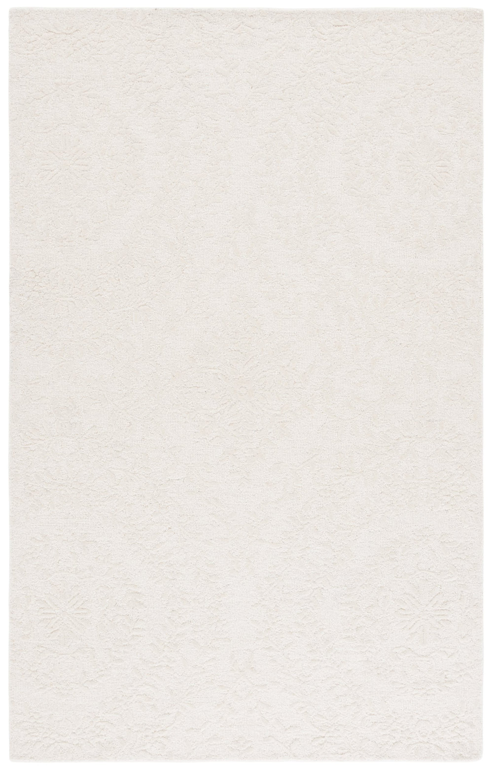 Safavieh Pine Hand-tufted Wool Runner Rug - Elegant Floral Design For Hallways And Home Décor Luxury Ivory Wool Pile Pne401a-5