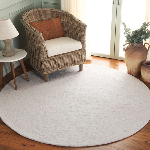 Safavieh Pine Floral Wool Pile Rug - Luxurious Hand-tufted Design For Timeless Elegance In Any Space Ivory Wool Pile Pne401a-4