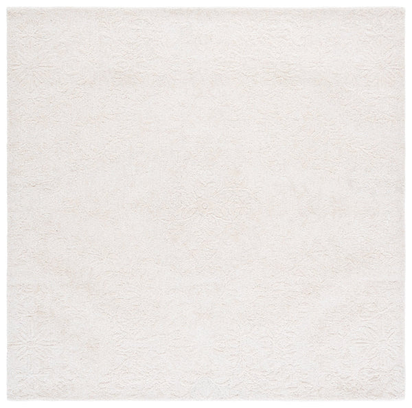 Safavieh Pine Hand-tufted Wool Runner Rug - Elegant Floral Design For Hallways And Home Décor Luxury Ivory Wool Pile Pne401a-6sq