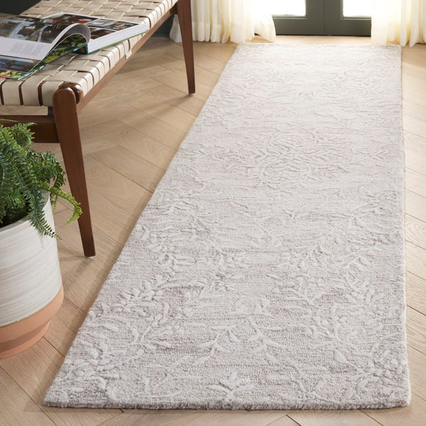 Safavieh Pine Floral Wool Pile Rug - Luxurious Hand-tufted Design For Timeless Elegance In Any Space Beige ,Ivory Wool Pile Pne401b-6