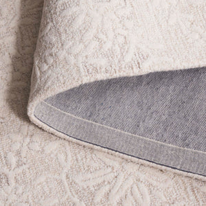 Safavieh Pine Hand-tufted Wool Runner Rug - Elegant Floral Design For Hallways And Home Décor Luxury Beige ,Ivory Wool Pile Pne401b-5