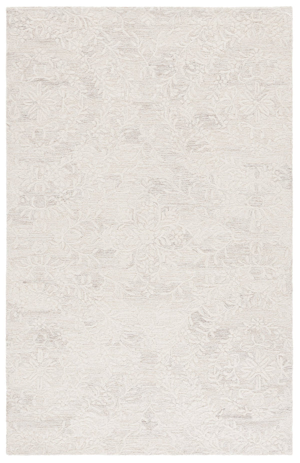 Safavieh Pine Hand-tufted Wool Runner Rug - Elegant Floral Design For Hallways And Home Décor Luxury Beige ,Ivory Wool Pile Pne401b-5