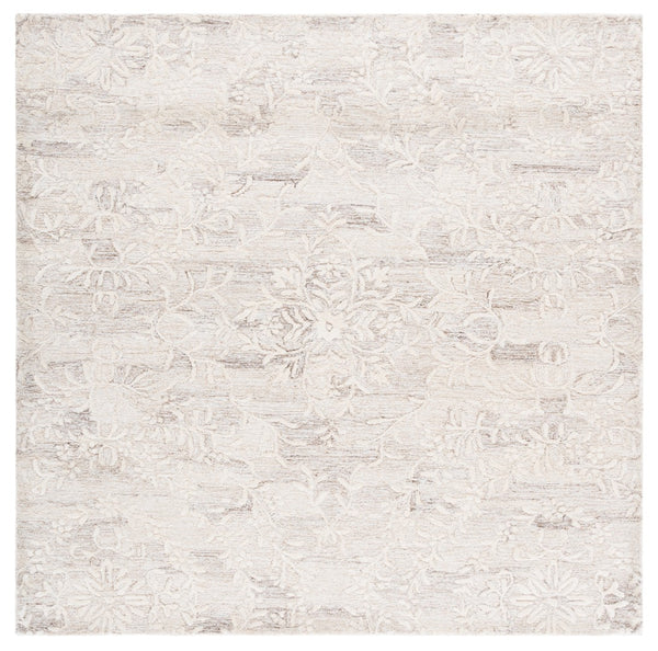 Safavieh Pine Floral Wool Pile Rug - Luxurious Hand-tufted Design For Timeless Elegance In Any Space Beige ,Ivory Wool Pile Pne401b-6
