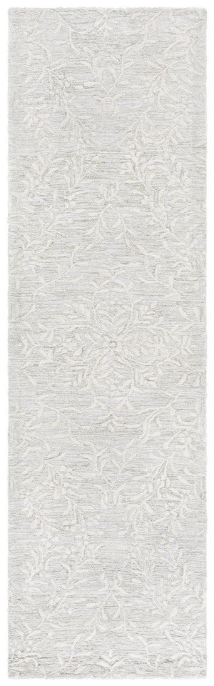 Safavieh Pine Hand-tufted Wool Runner Rug - Elegant Floral Design For Hallways And Home Décor Luxury Light Green ,Ivory Wool Pile Pne401w-28