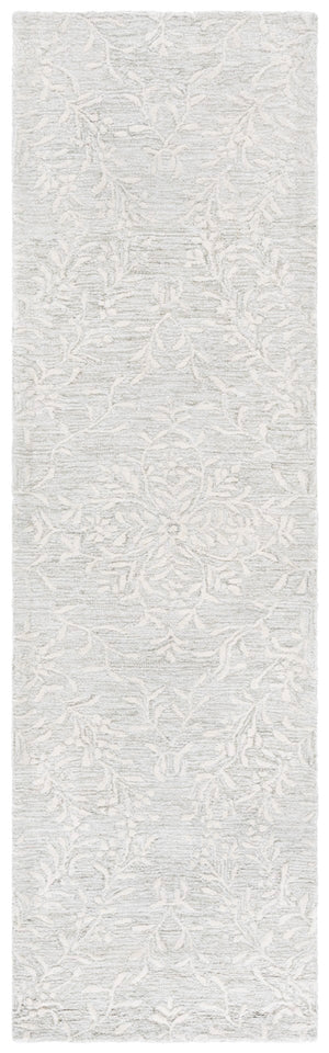 Safavieh Pine Floral Wool Pile Rug - Luxurious Hand-tufted Design For Timeless Elegance In Any Space Light Green ,Ivory Wool Pile Pne401w-6