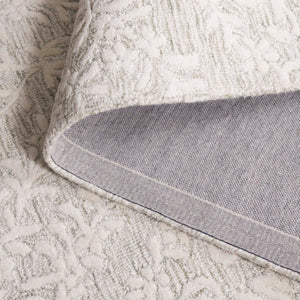 Safavieh Pine Floral Wool Pile Rug - Luxurious Hand-tufted Design For Timeless Elegance In Any Space Light Green ,Ivory Wool Pile Pne401w-6