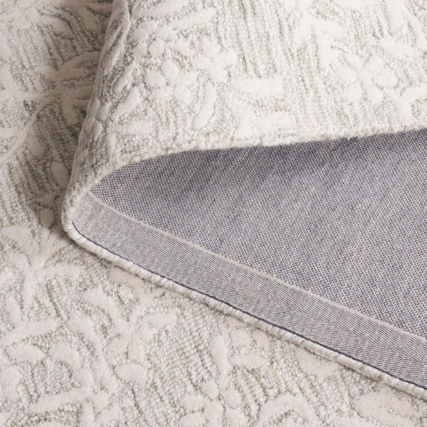 Safavieh Pine Floral Wool Pile Rug - Luxurious Hand-tufted Design For Timeless Elegance In Any Space Light Green ,Ivory Wool Pile Pne401w-6