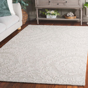 Safavieh Pine Floral Wool Pile Rug - Luxurious Hand-tufted Design For Timeless Elegance In Any Space Light Green ,Ivory Wool Pile Pne401w-6