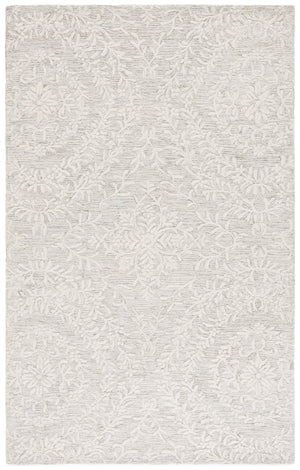 Safavieh Pine Hand-tufted Wool Runner Rug - Elegant Floral Design For Hallways And Home Décor Luxury Light Green ,Ivory Wool Pile Pne401w-5