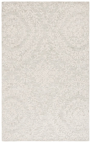 Safavieh Pine Floral Wool Pile Rug - Luxurious Hand-tufted Design For Timeless Elegance In Any Space Light Green ,Ivory Wool Pile Pne401w-6