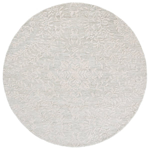 Safavieh Pine Hand-tufted Wool Runner Rug - Elegant Floral Design For Hallways And Home Décor Luxury Light Green ,Ivory Wool Pile Pne401w-6r