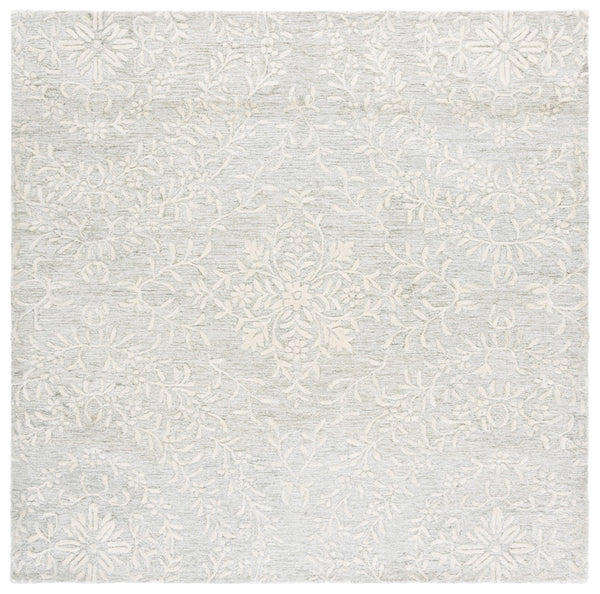 Safavieh Pine Floral Wool Pile Rug - Luxurious Hand-tufted Design For Timeless Elegance In Any Space Light Green ,Ivory Wool Pile Pne401w-6