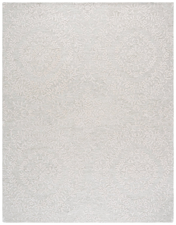 Safavieh Pine Hand-tufted Wool Runner Rug - Elegant Floral Design For Hallways And Home Décor Luxury Light Green ,Ivory Wool Pile Pne401w-8