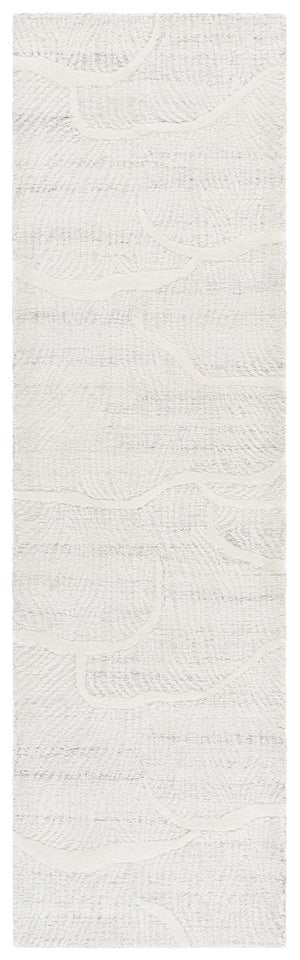 Safavieh Pine Hand-tufted Wool Runner Rug - Luxurious Modern Design For Hallways And Elegant Spaces Beige ,Ivory Wool Pile Pne402b-28