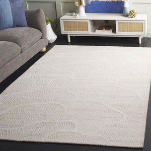 Safavieh Pine Hand-tufted Wool Runner Rug - Luxurious Modern Design For Hallways And Elegant Spaces Beige ,Ivory Wool Pile Pne402b-5